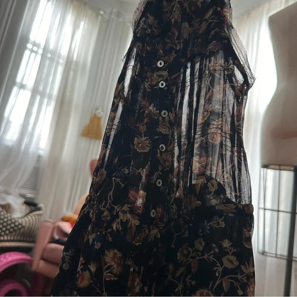 NWT Free People Samara jumpsuit in Indigo XS